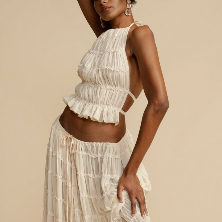 Wendy | Strappy Top & Skirt Set