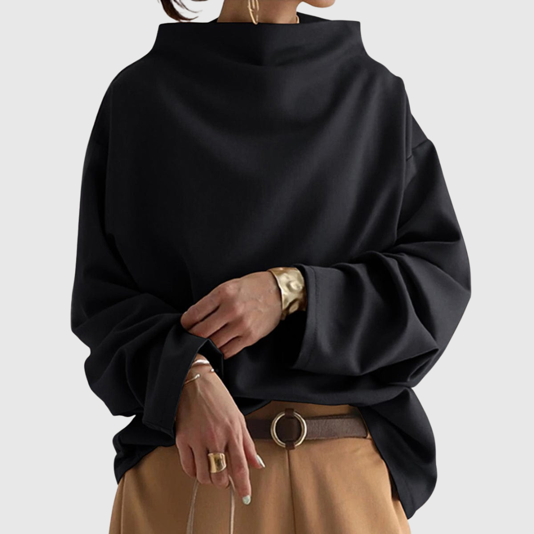 Lisa | Relaxed High-Neck Top