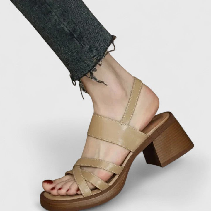 Celeste | Elegant Cross-Strap Sandals