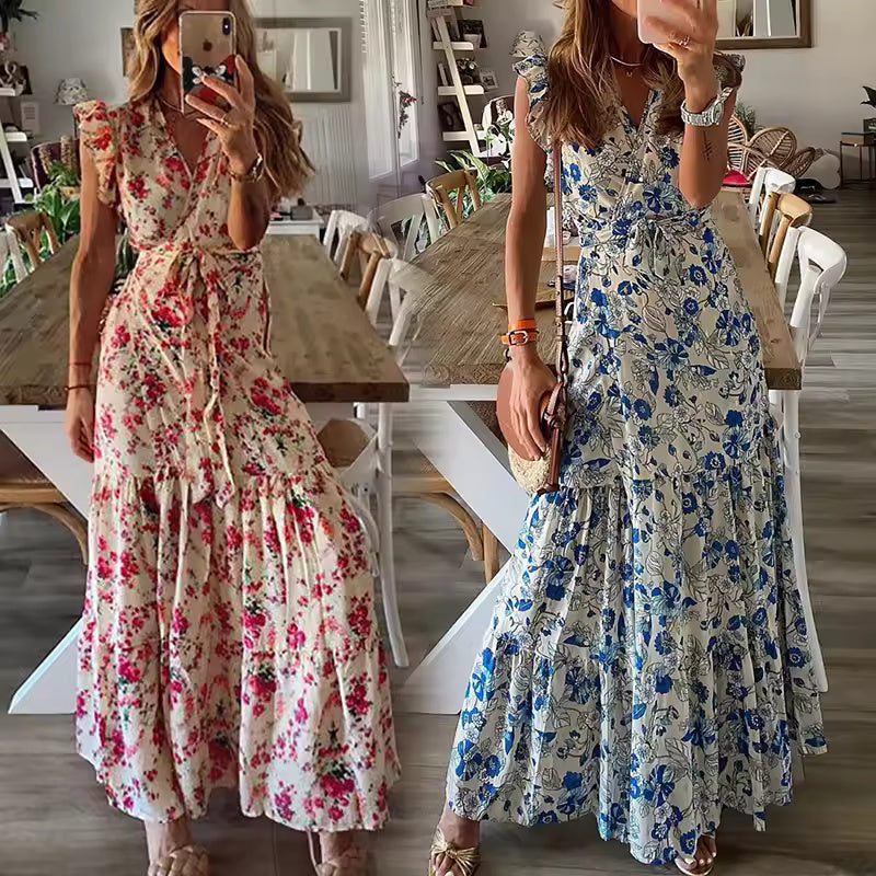 Shera | Floral Maxi Dress