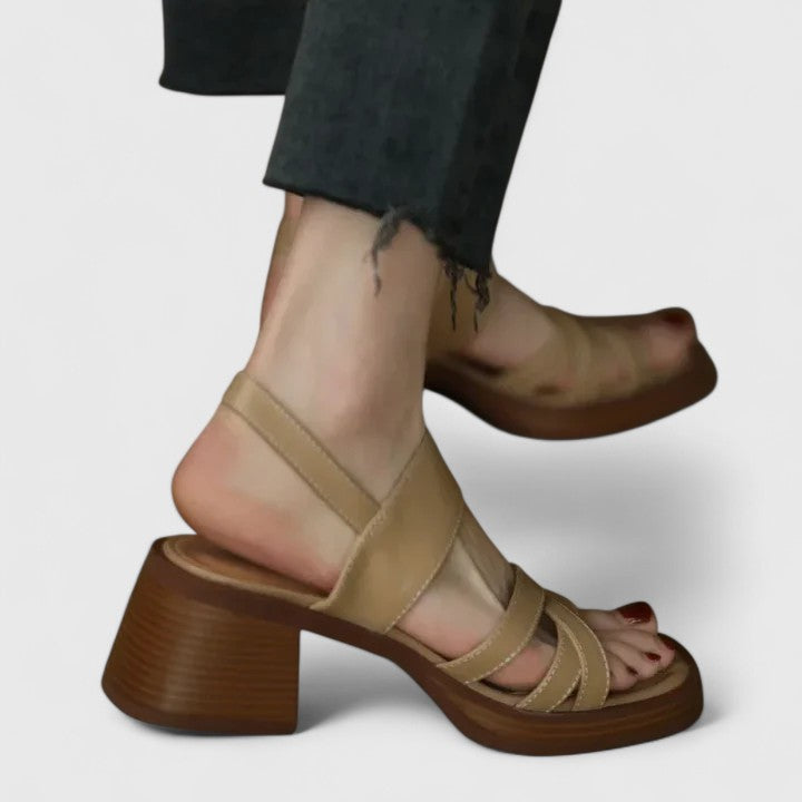 Celeste | Elegant Cross-Strap Sandals