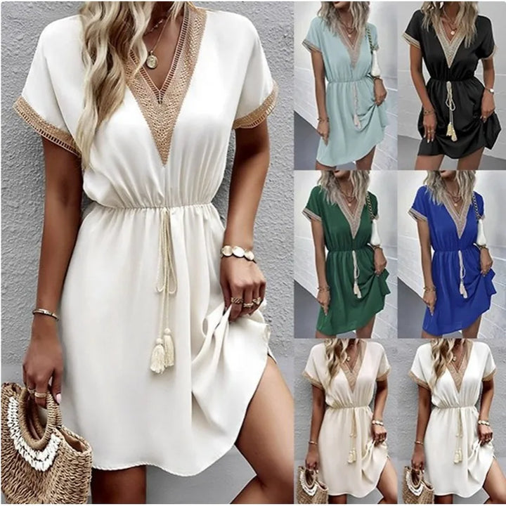Sabrina | Elegant Bohemian Dress