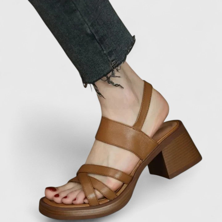 Celeste | Elegant Cross-Strap Sandals