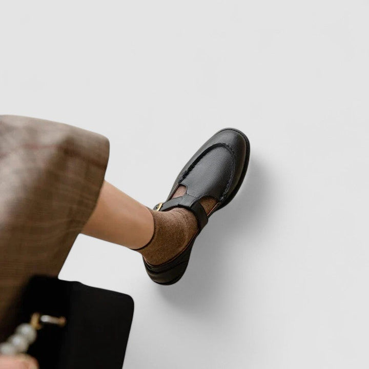 Zhelynne | Square-Toe Orthopaedic Mary Jane Shoes
