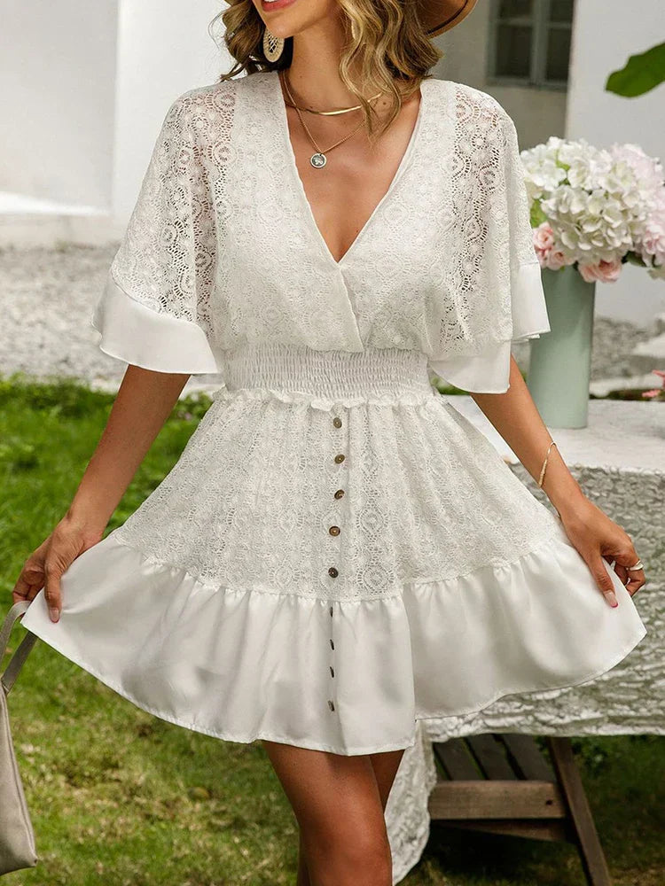 Carole | Bohemian Lace Dress