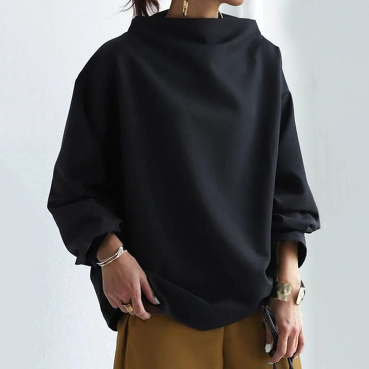 Lisa | Relaxed High-Neck Top