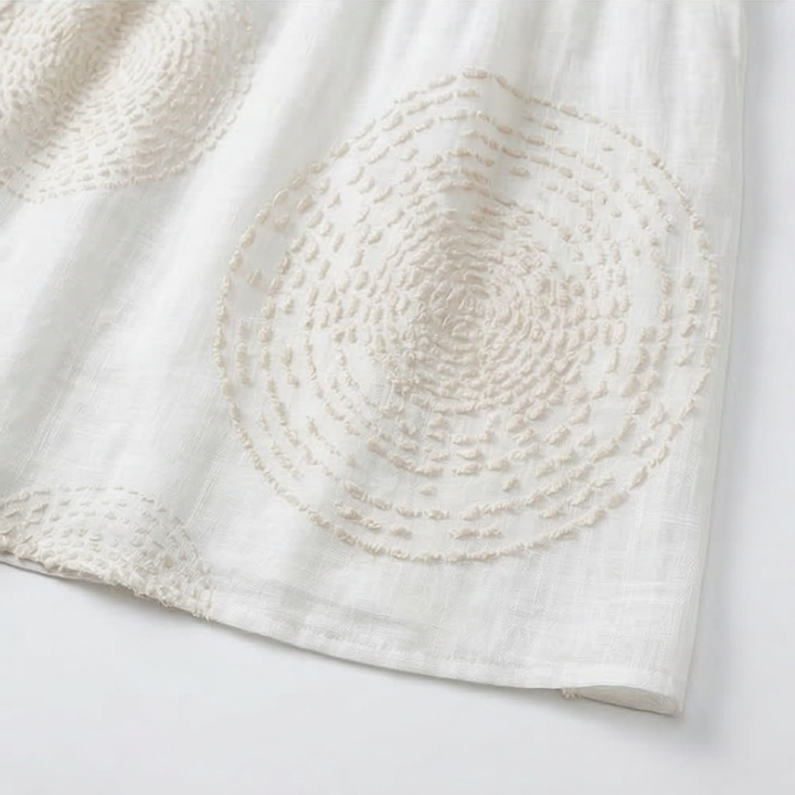 Casual Embroidered Dress