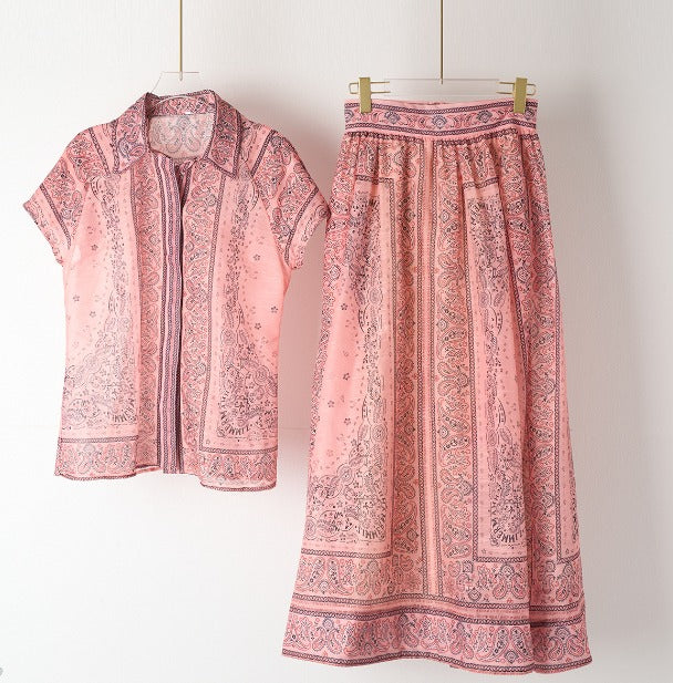 Adele | Two-Piece Bohemian Printed Set