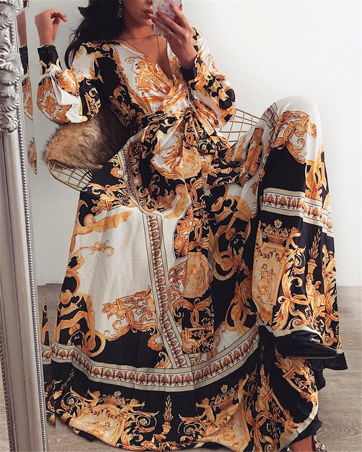 Faye | Printed Boho Dress