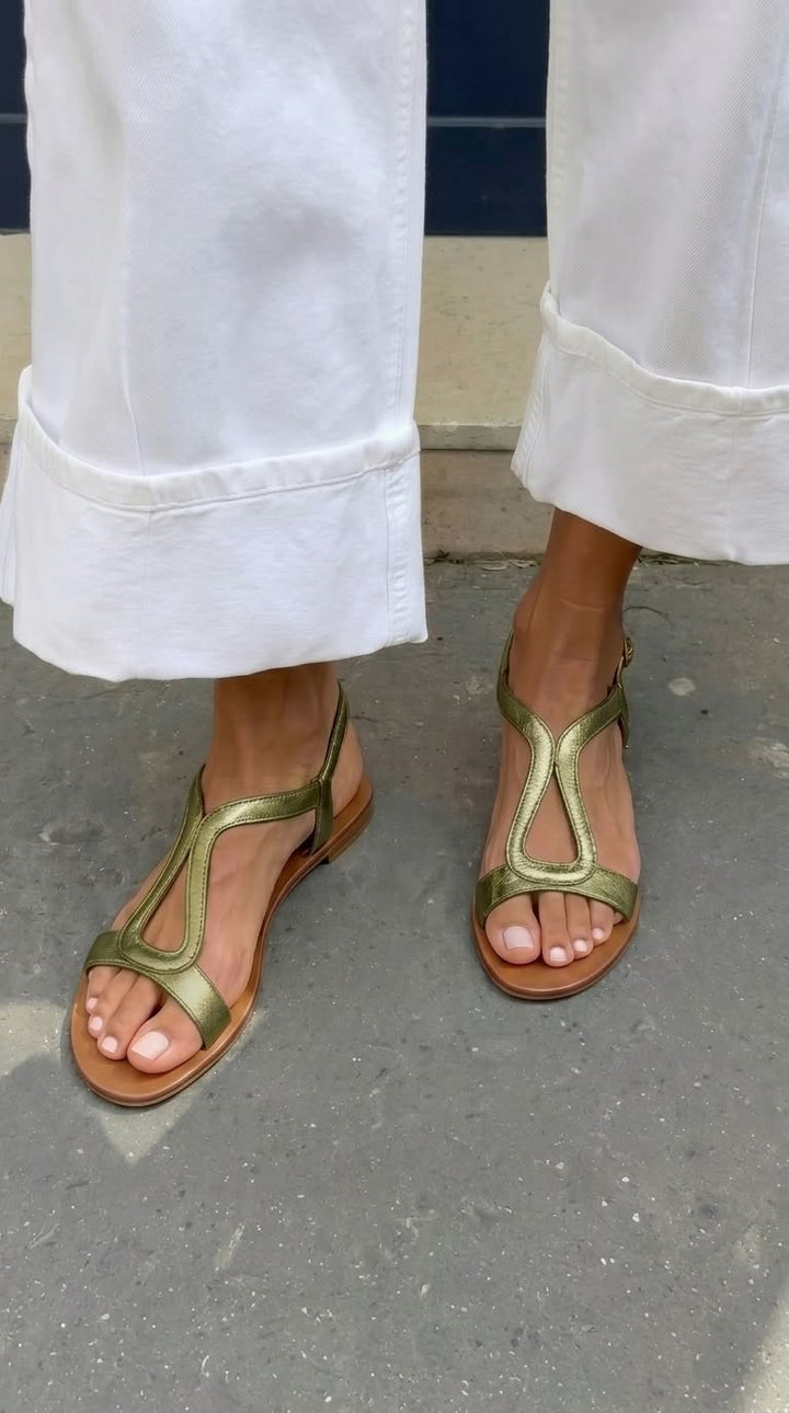 Ludovica | Summer Glow Sandals in Gold