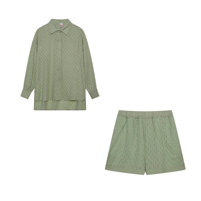 Elizabeth | Lightweight Shirt & Shorts Set