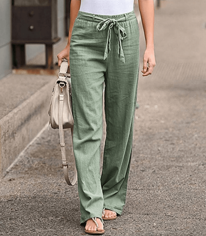 Joleen | Relaxed Women's Drawstring Elastic Waist Trousers