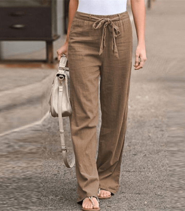 Joleen | Relaxed Women's Drawstring Elastic Waist Trousers
