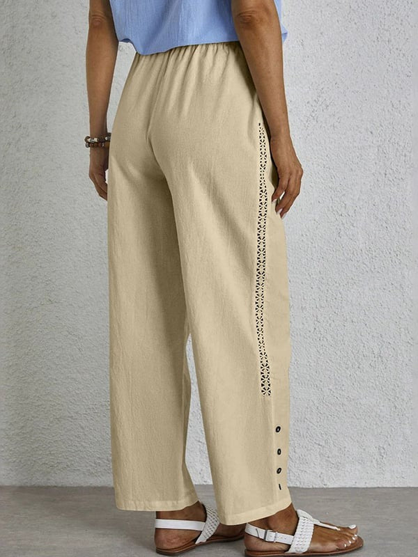 Shania | Relaxed Buttoned Trousers