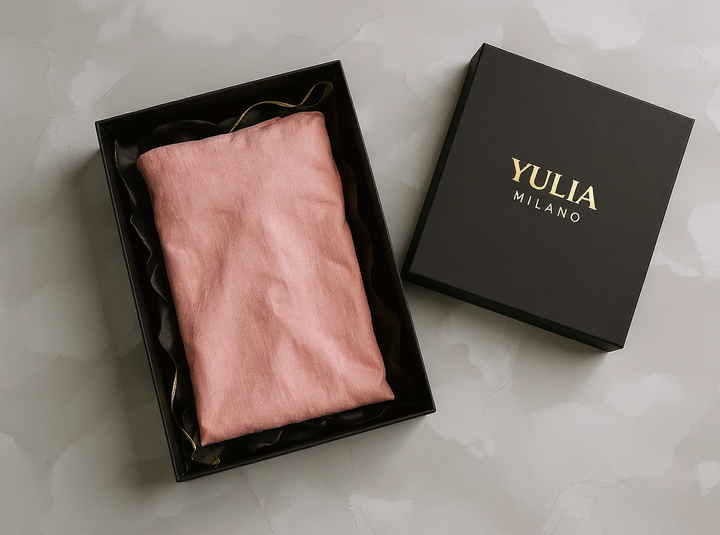 Isabel - Minimalist Pink Linen-Blend V-Neck Maxi Dress