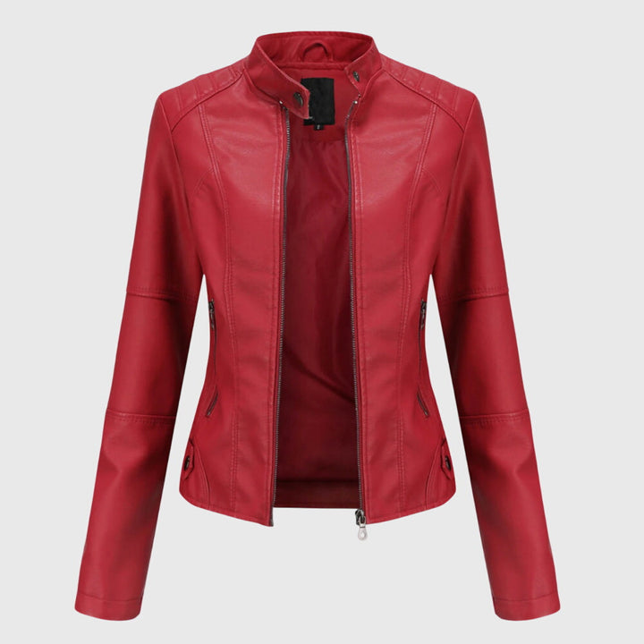 Giorgina™ | Elegant Women's Leather Jacket