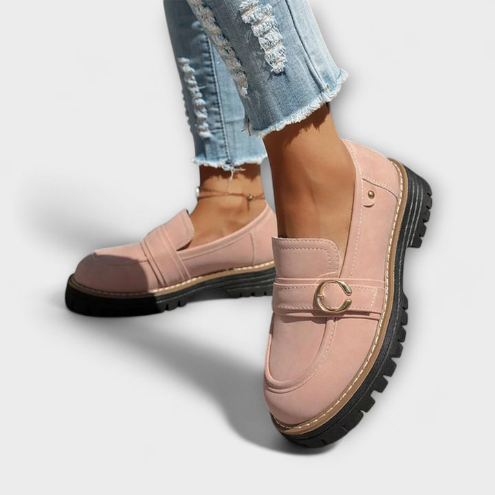 Lora™ | Casual Round-Toe Loafers