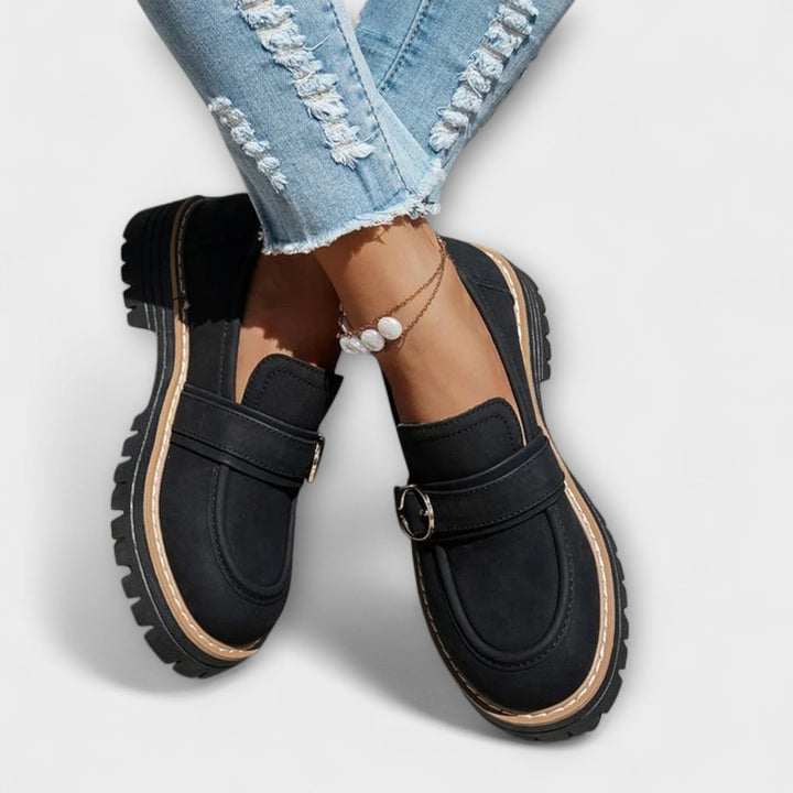 Lora™ | Casual Round-Toe Loafers