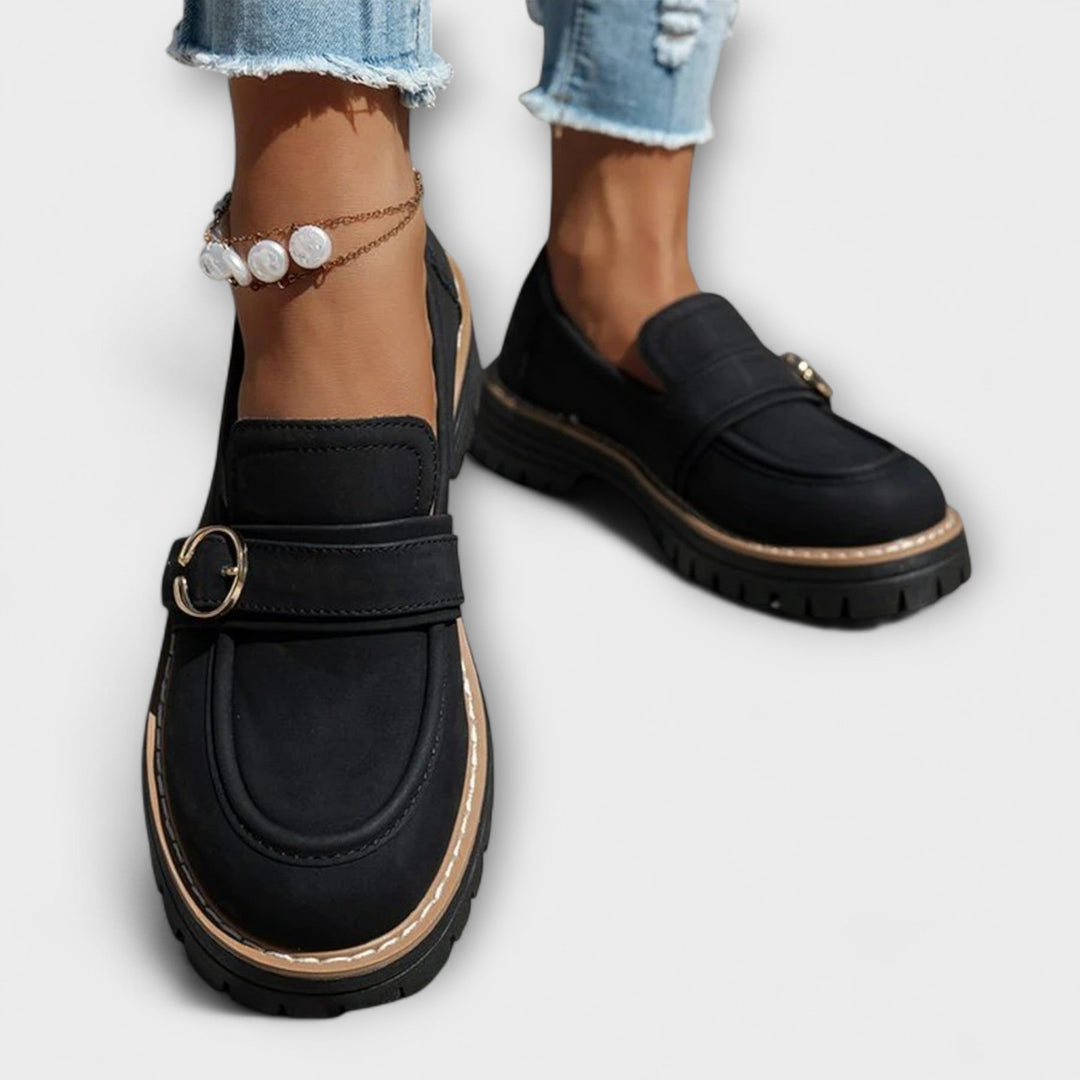 Lora™ | Casual Round-Toe Loafers