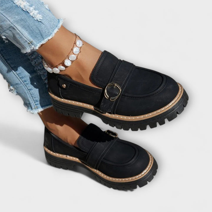 Lora™ | Casual Round-Toe Loafers