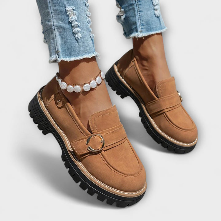 Lora™ | Casual Round-Toe Loafers