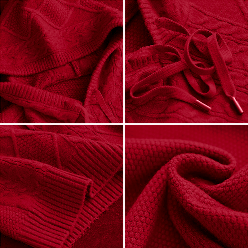 Emily | Cable-Knit Hooded Jumper