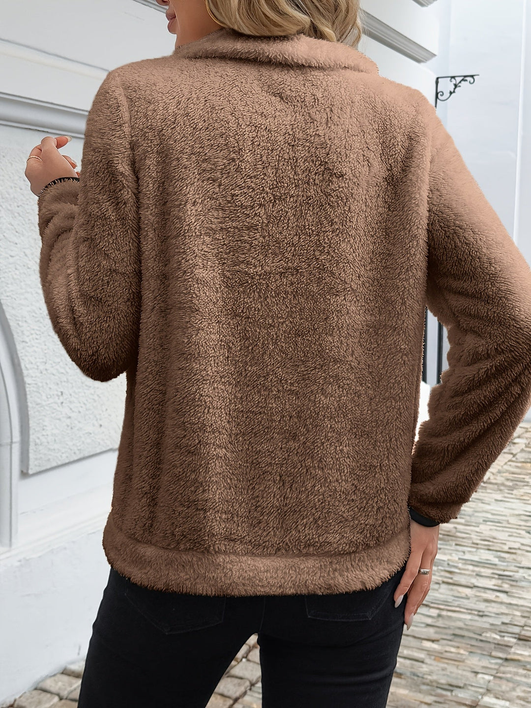 Juliette | Half-Zip Hooded Sweatshirt
