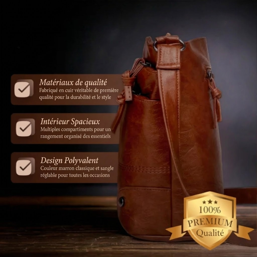 Catherine™ | Leather Crossbody Bag