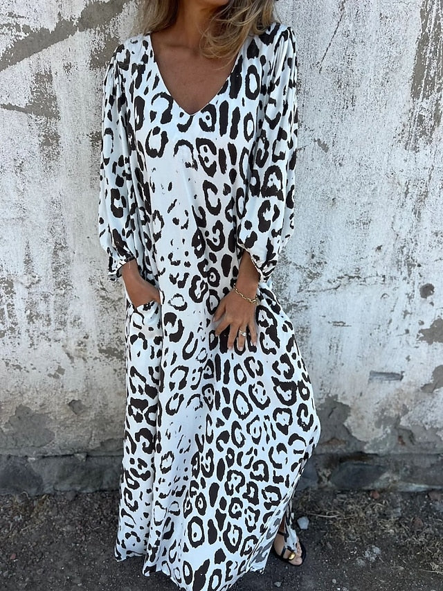 Jessa | Leopard Maxi Dress