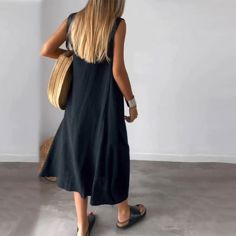 Amaris | Sleeveless Relaxed Dress