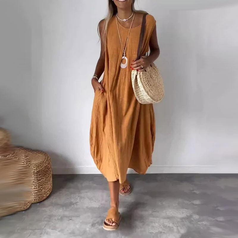 Amaris | Sleeveless Relaxed Dress