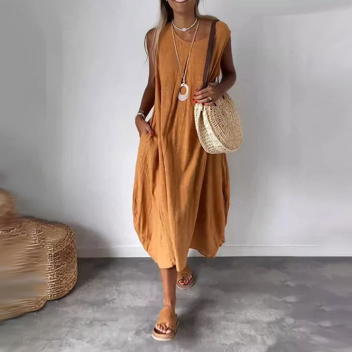 Amaris | Sleeveless Relaxed Dress