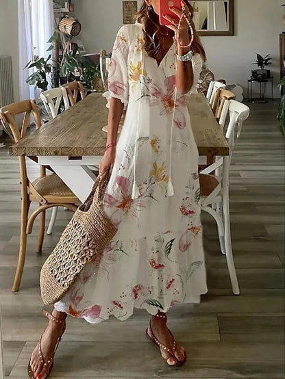 Michaela | Boho Tummy-Covering Dress