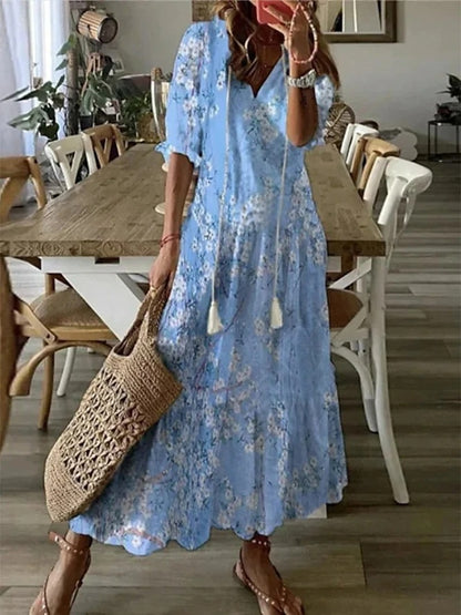 Michaela | Boho Tummy-Covering Dress