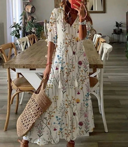 Michaela | Boho Tummy-Covering Dress