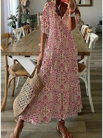 Michaela | Boho Tummy-Covering Dress