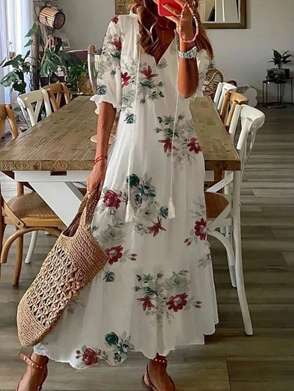 Michaela | Boho Tummy-Covering Dress