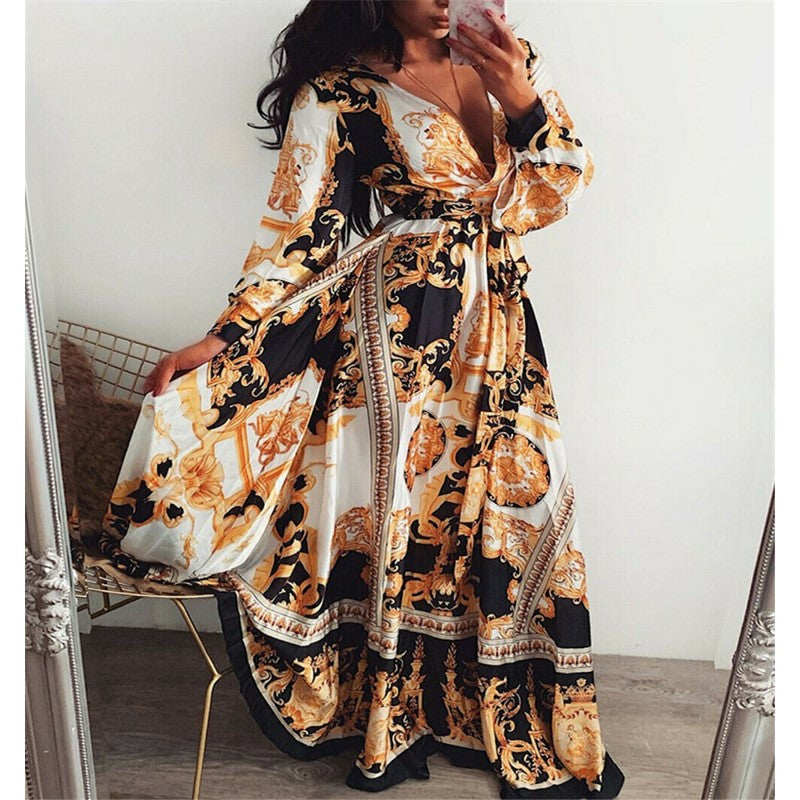 Faye | Printed Boho Dress