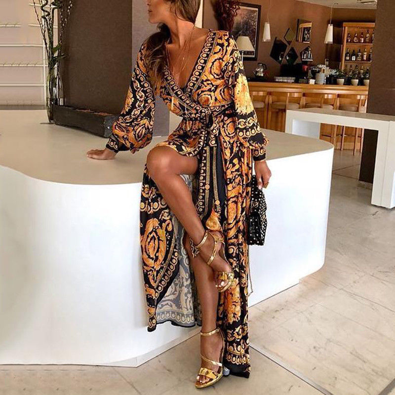 Faye | Printed Boho Dress