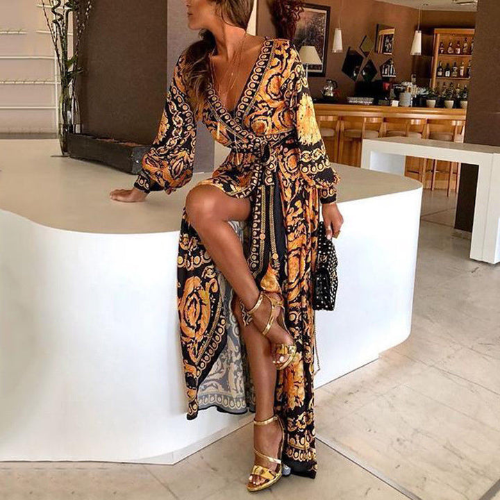 Faye | Printed Boho Dress