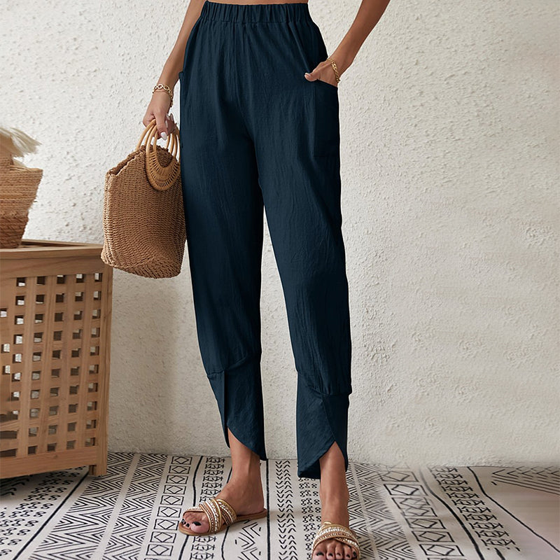 Essari | Split-Hem Trousers