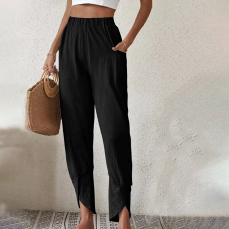 Essari | Split-Hem Trousers